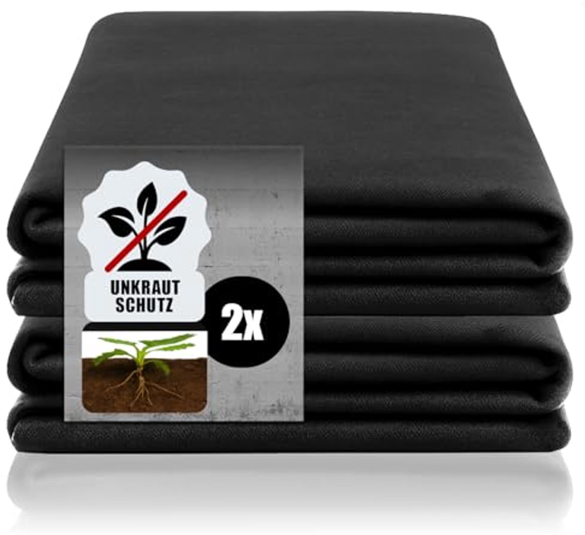 Premium onkruidvlies 2x - Effectieve bescherming tegen onkruid voor tuin en bouw - 30 g/m²
