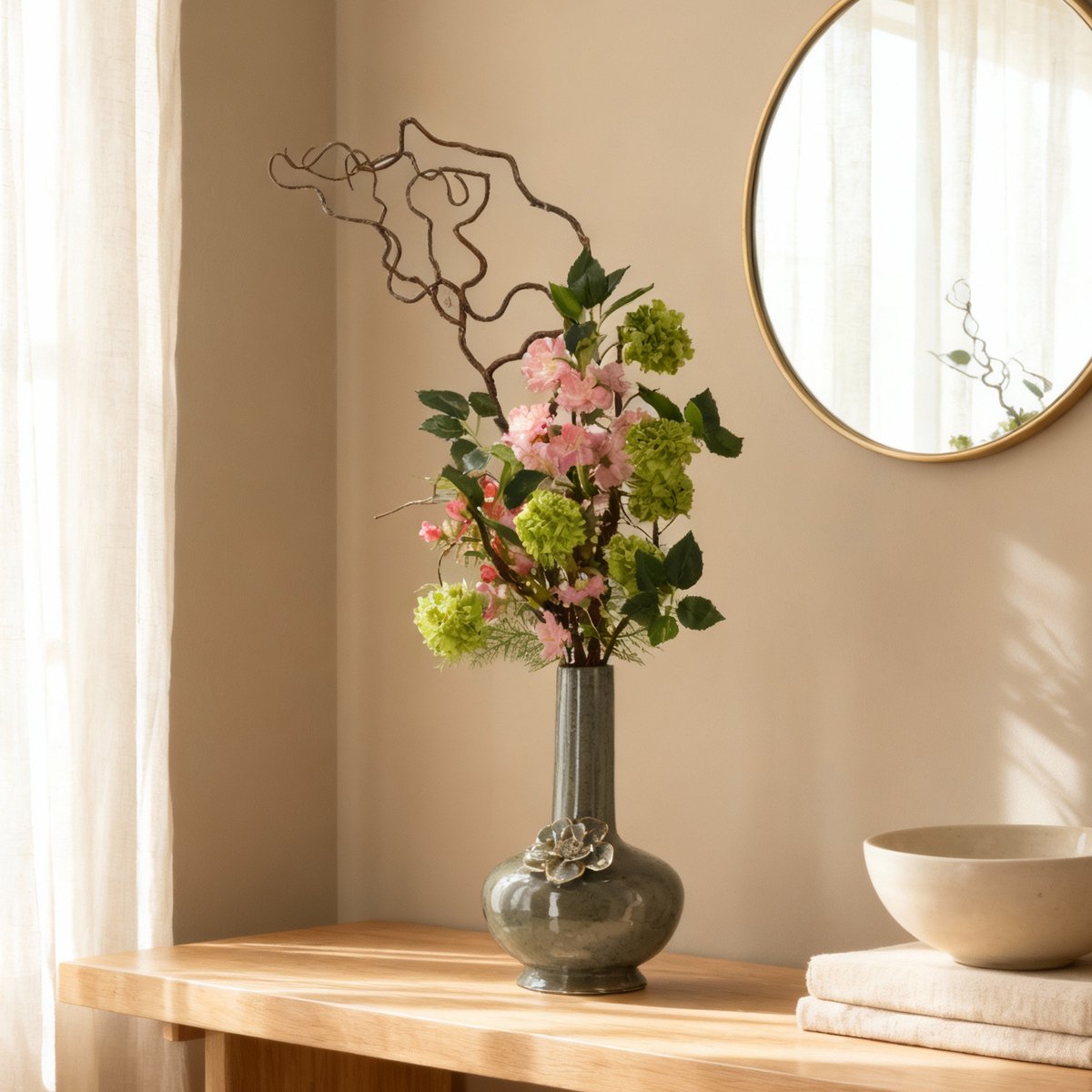 maxifleur Kunstplanten Handgebonden Kunstboeket Amelie Tallinn - Rose Meerkleurig