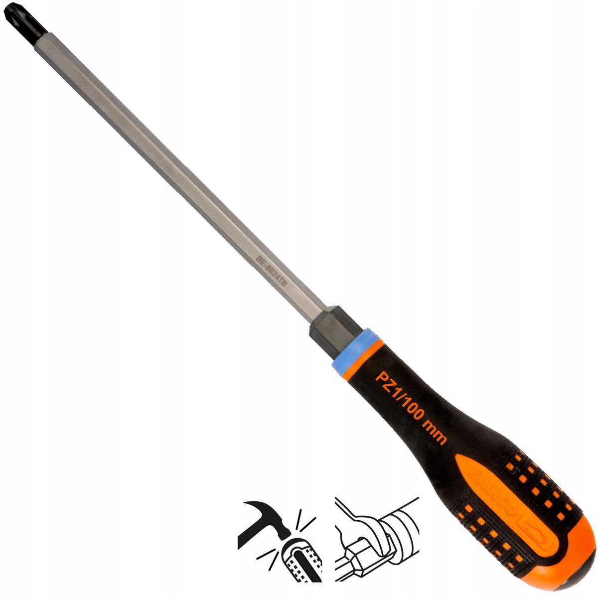 Bahco ERGO™ Pozidriv Schroevendraaier PZ1 x 100mm