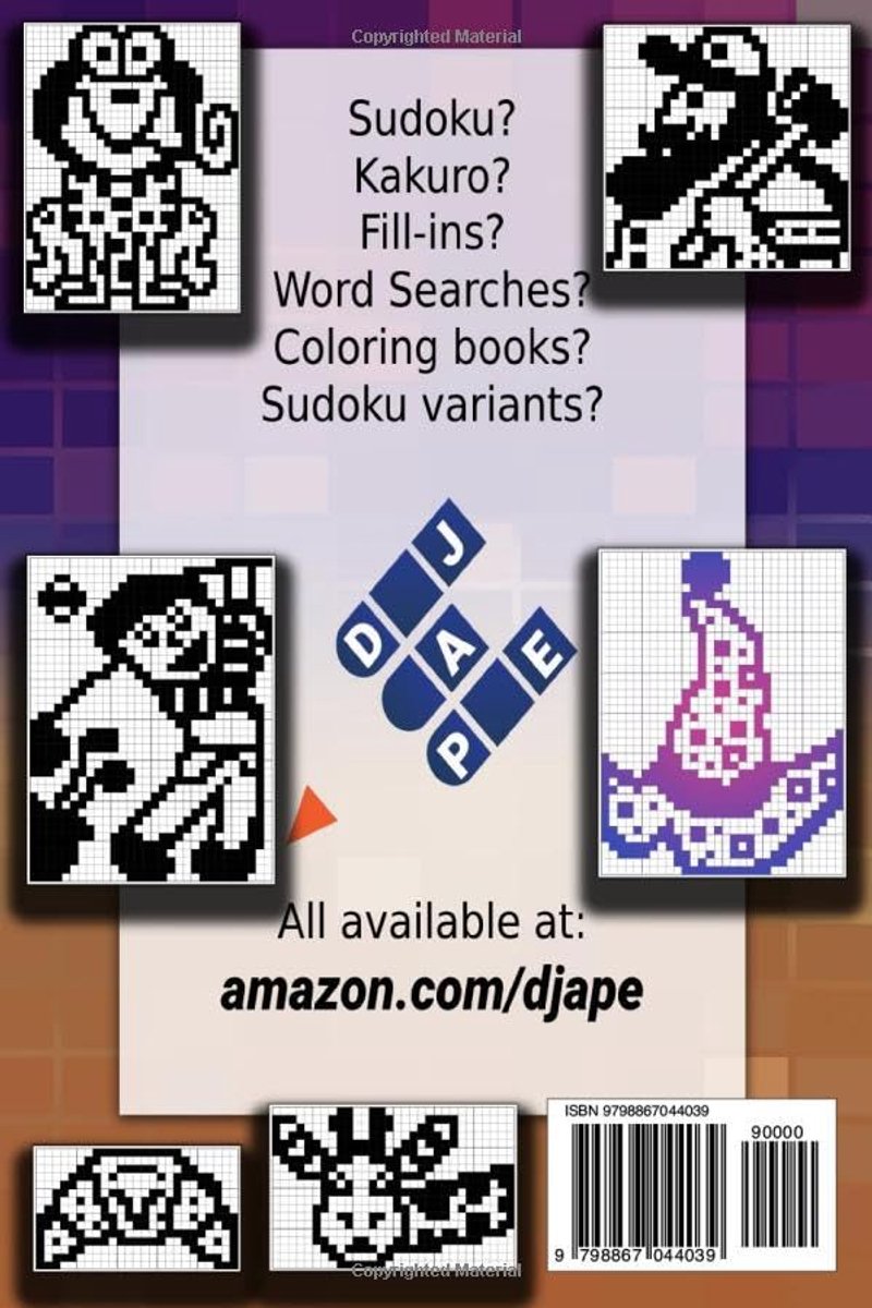 200+ Zwart-witte Japanse Hanjie Puzzels voor Volwassenen - Picross Griddlers en Sudoku Getallen