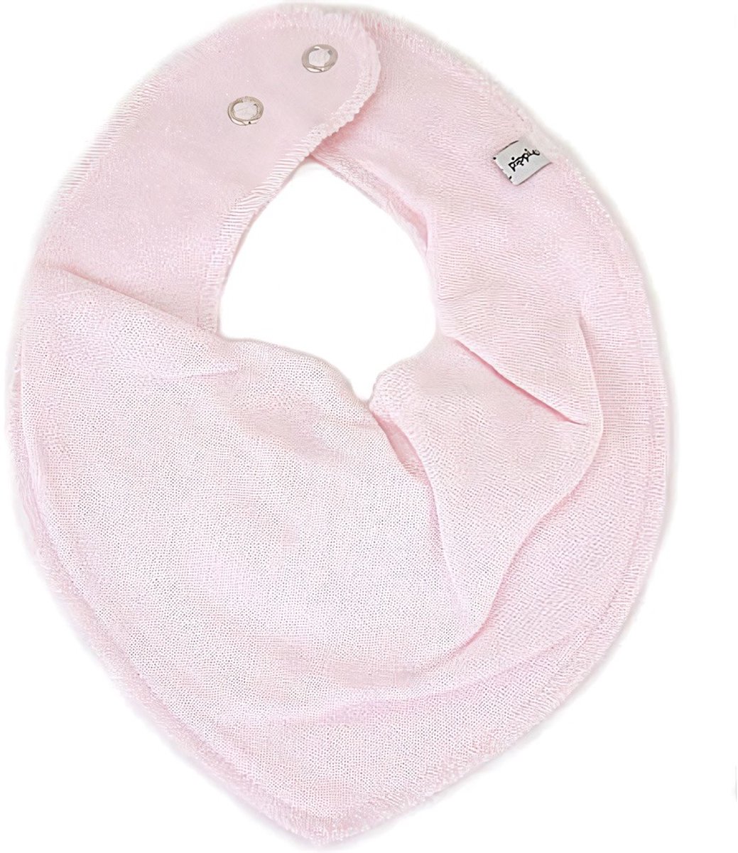 Pippi Slabbetje Bandana Junior Polykatoen Lichtroze One-size