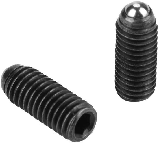 5-10 Stuks M2.5 M3 M4 M5 Tot M12 Grade 12.9 304 Rvs Hex Socket Lente Bal plunjer Punt Set Schroef Bolt (Color : 304 stainless steel, Size : 12MM_M4 10PCS