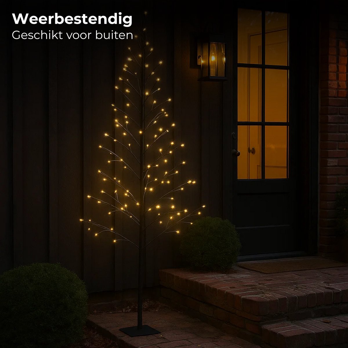 UISEBRT Weihnachtsbaum Künstlich mit Beleuchtung 150cm - LED