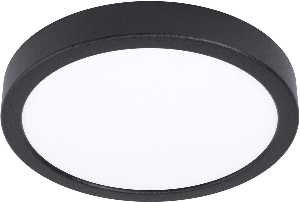 EGLO Fueva 5 Plafonnière - LED - 21 cm - Zwart
