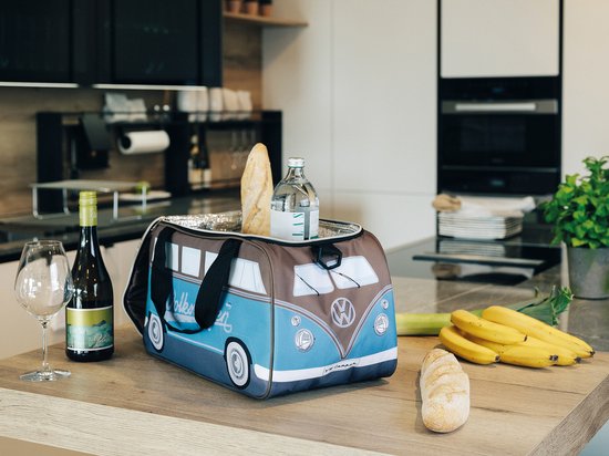 Volkswagen T1 Bus Koeltas - 25 Liter - Petrol/Bruin van Merkloos — afbeelding 3