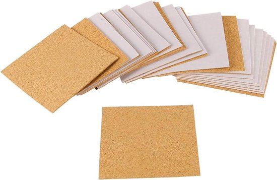 Glazen spiegelstickers, 100 stuks, 20 x 20 mm, tegels voor doe-het-zelf