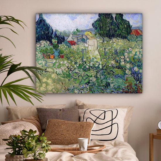 Peintures sur toile - Marguerite Gachet dans le jardin - Vincent van Gogh - 120x90 cm - Art Décoration murale