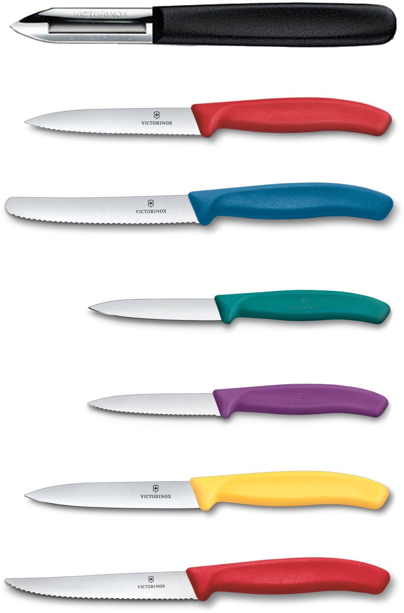 Victorinox Swiss Classic Keukenmessenset – 7-delig – Multicolor
