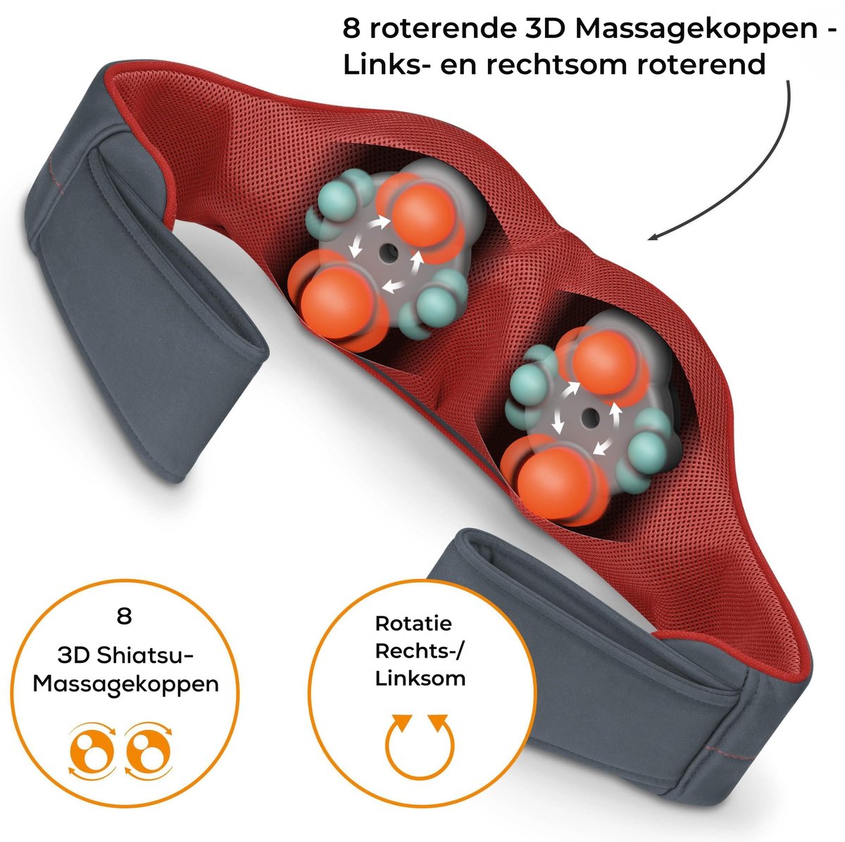 Beurer MG 151 Shiatsu Massagekussen met Verwarming - afbeelding 3