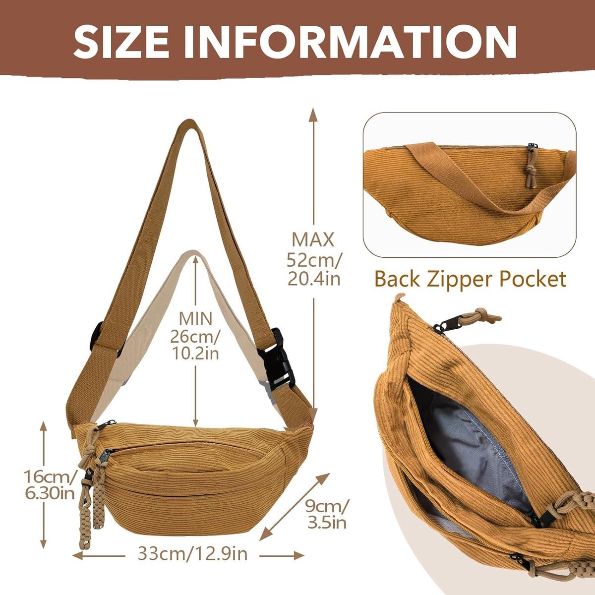 Flintronic Bumbag Heupheuptas, waterdichte tactische heuptas, met