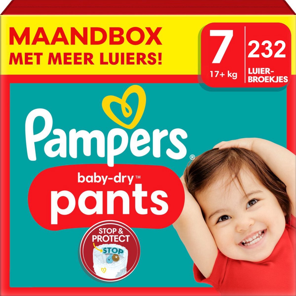 Pampers Baby-Dry Pants Maandbox maat 7