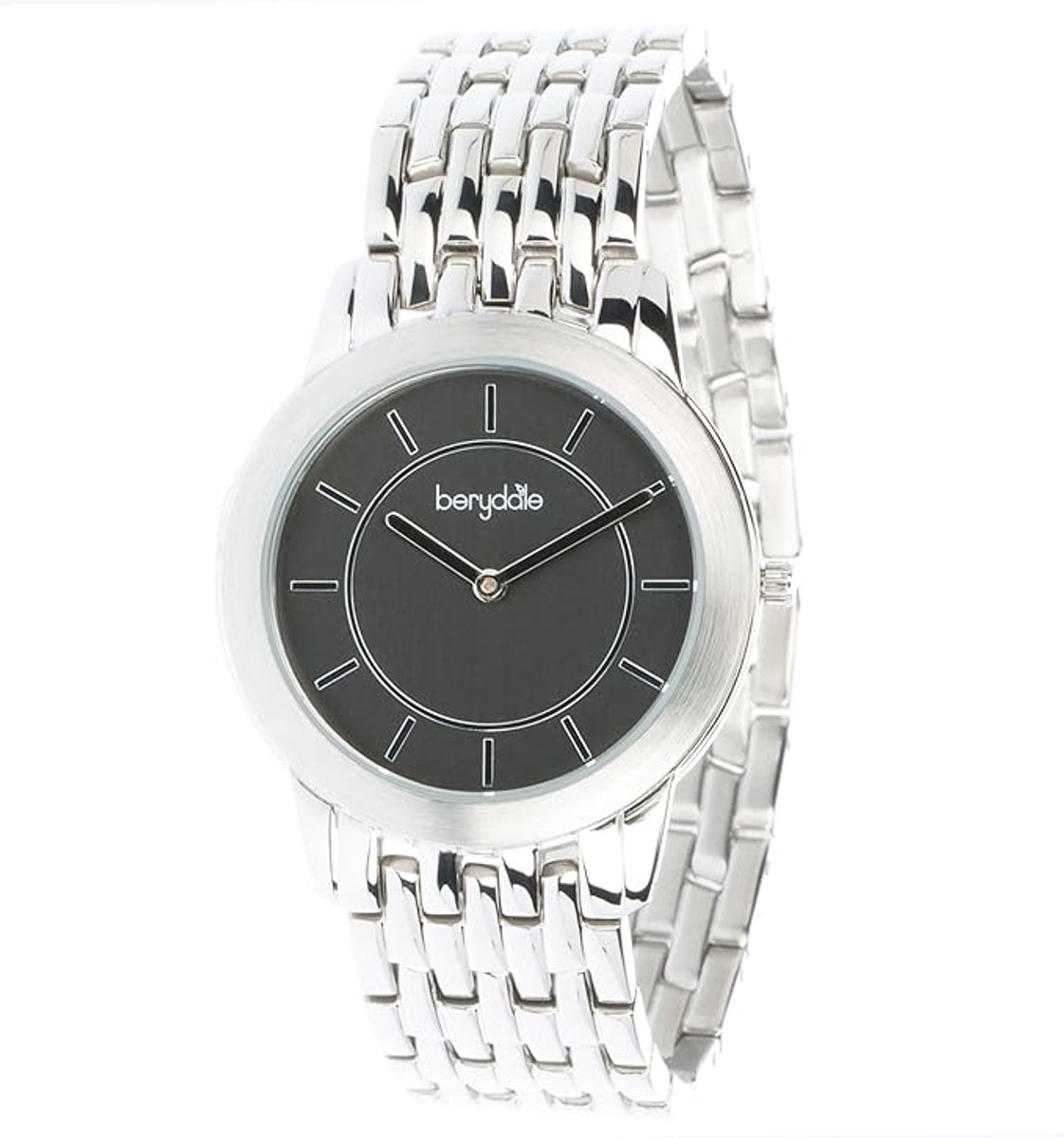 Berydale Dameshorloge met metalen schakelband en kwartsuurwerk, BD702-2