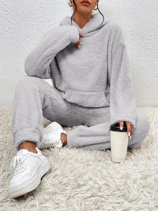 Joggingpak dames set warm: sportpak dames set lang trainingspak met capuchon sweatshirt joggingbroek vrijetijdspak 2-delig katoen huispak sportpak lange mouwen sweatshirt fitnesspak Y2k top Joggingpak dames set warm: sportpak dames set lang trainingspak met capuchon sweatshirt joggingbroek vrijetijdspak 2-delig katoen huispak sportpak lange mouwen sweatshirt fitnesspak Y2k top