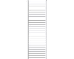 LuxeBath elektrische badkamerradiator Sahara 500 x 1500 mm wit met rechte zijaansluiting en 1200W verwarmingselement digitale thermostaat met display handdoekdroger verwarmer en radiator