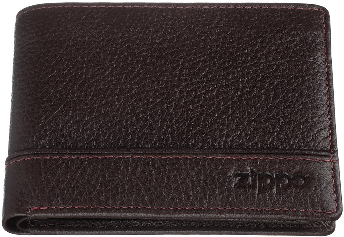 ZIPPO Kleine tasjes Drievoudige portemonnee, bruin