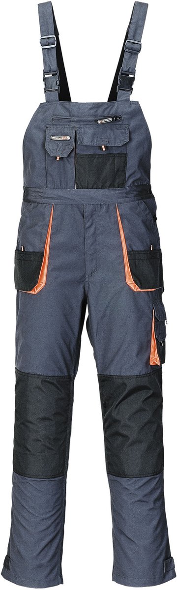 Terratrend Job Latzhose Dunkelgrau/Schwarz-25