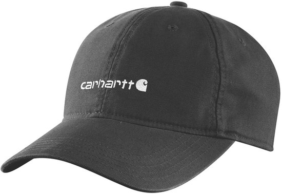 Casquette graphique brodée en toile Carhartt noire