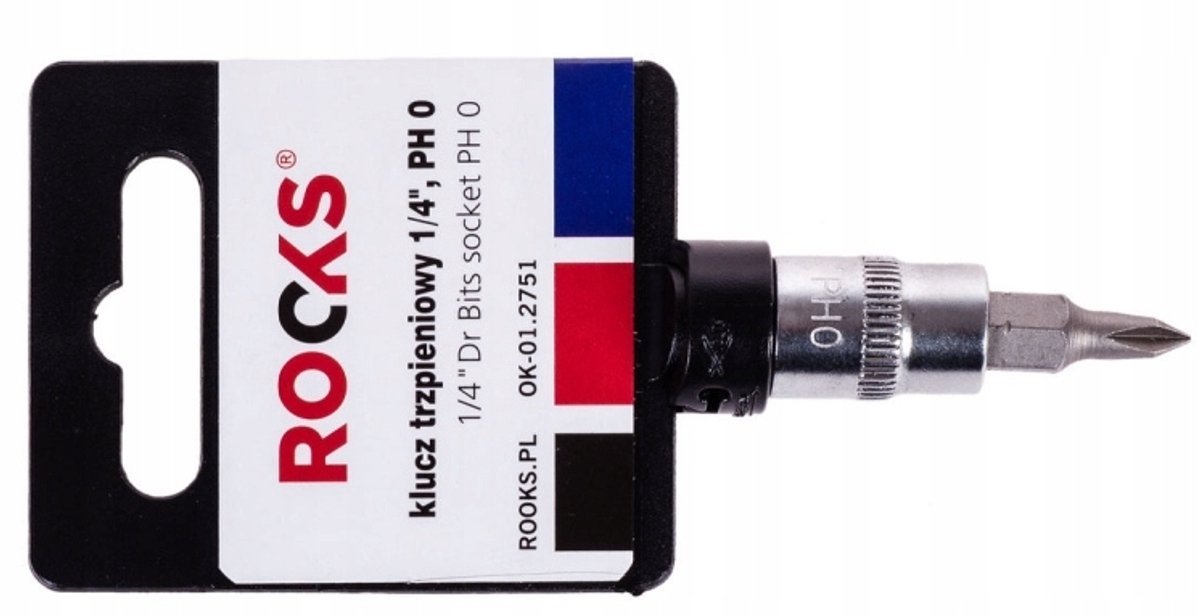 ROOKS Dop Profiel PH0 1/4" - Duurzaam & Betrouwbaar Gereedschap