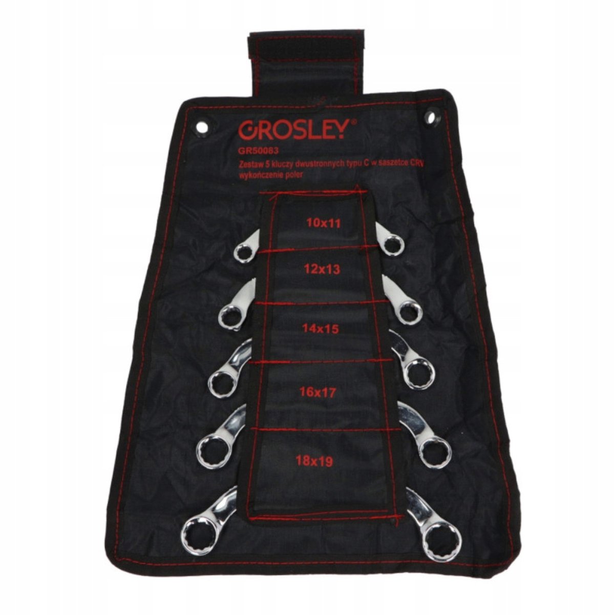 Grosley Dubbele Ring Sleutelset C-Type 5 Delig