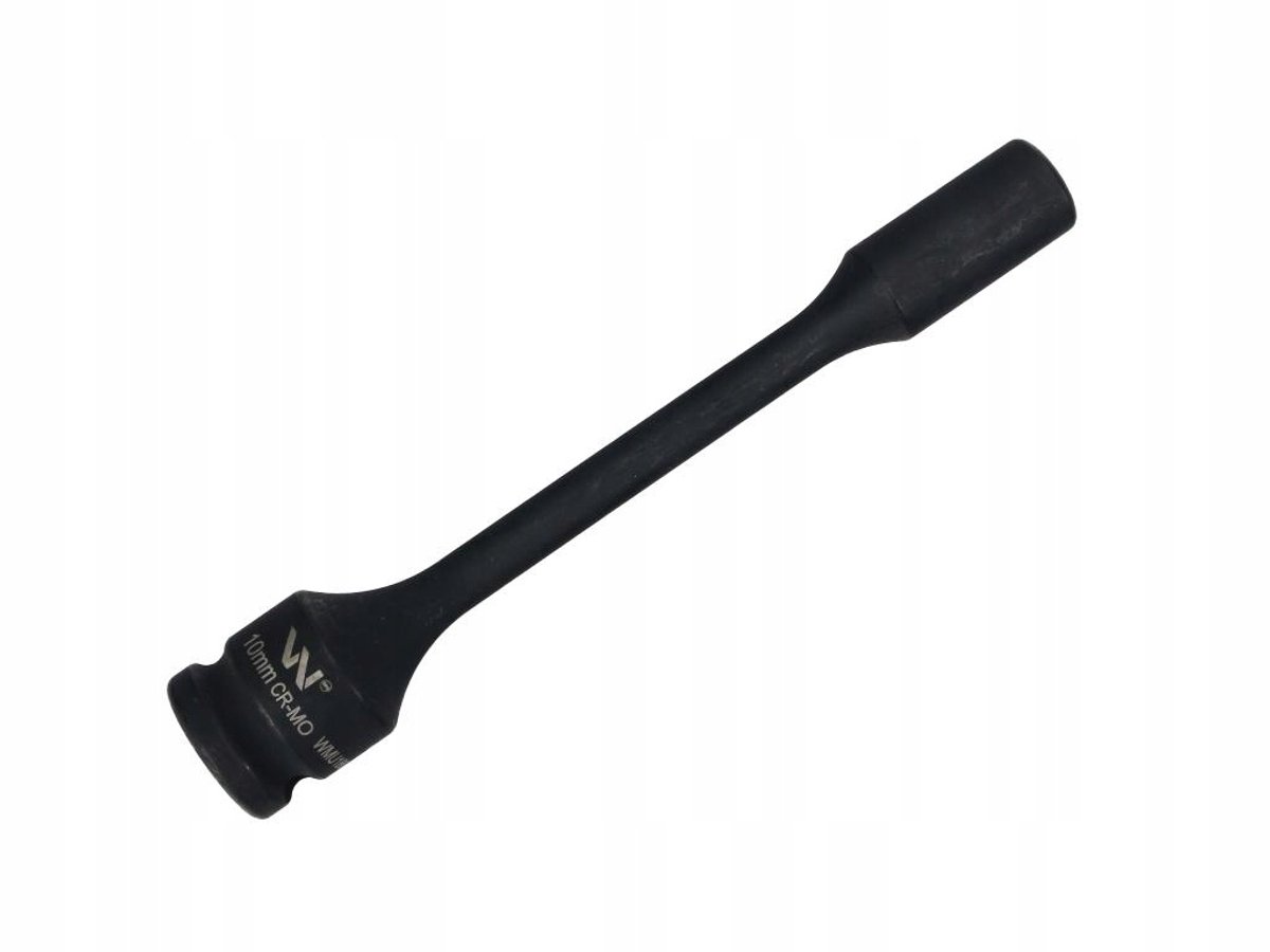 Slagdoppenset 1/2" CrMo 10mm, 150mm lang, slim profiel