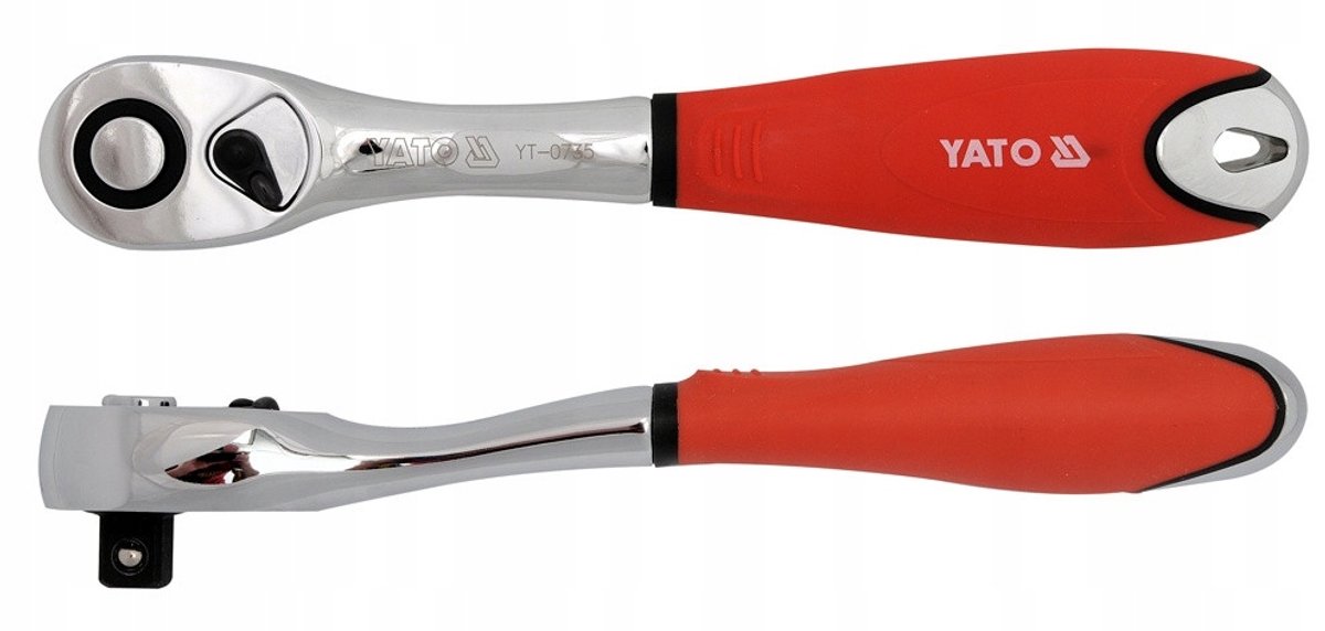 Yato 1/2" verstelbare ratelsleutel 255 mm - CrV6135 staal