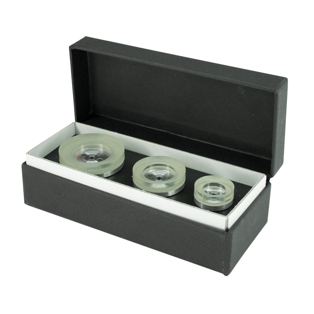 Zuigstempelset (onder) voor hulzenopener met handwiel Bergeon