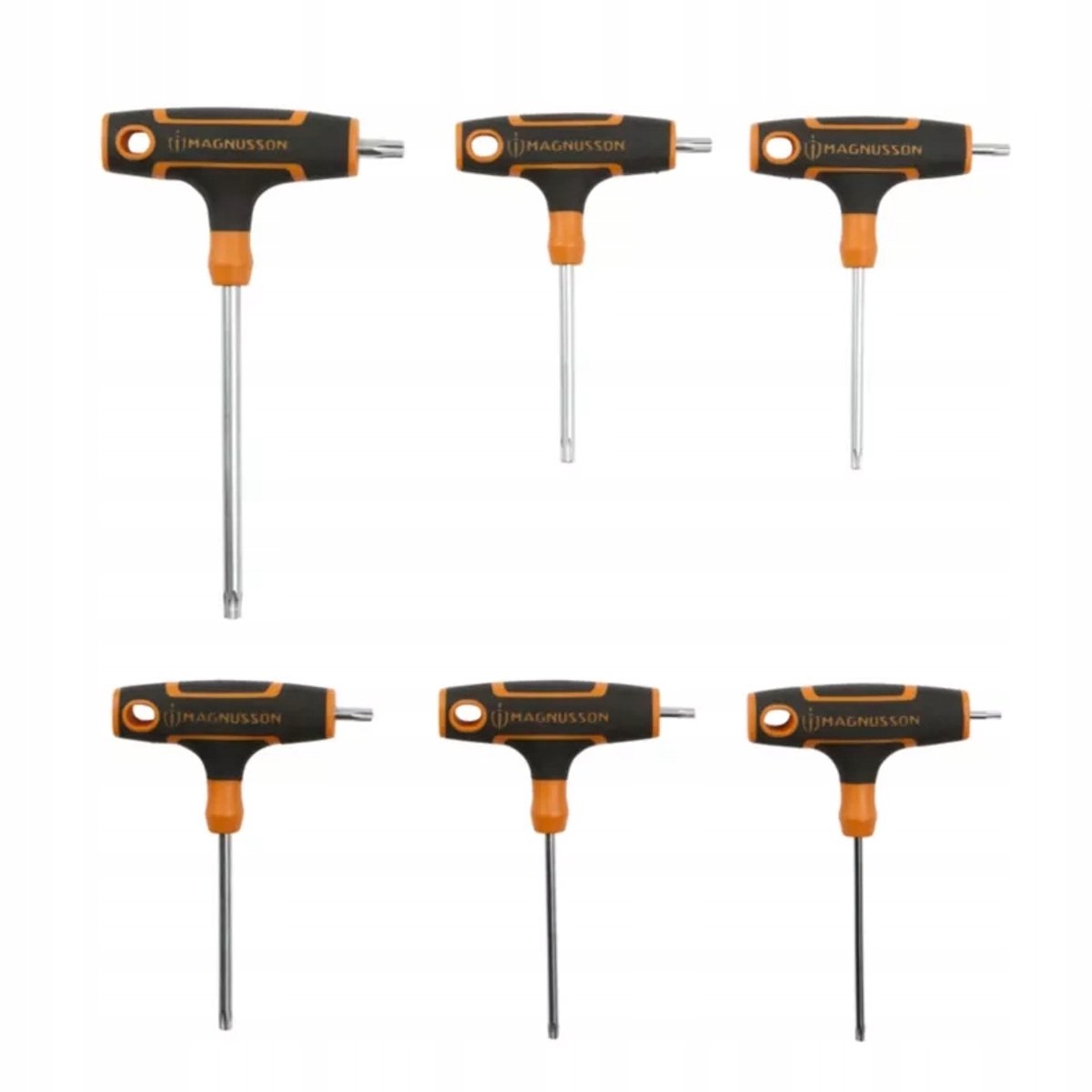 Magnusson Torx Sleutelset met Handvat - 6 Delig