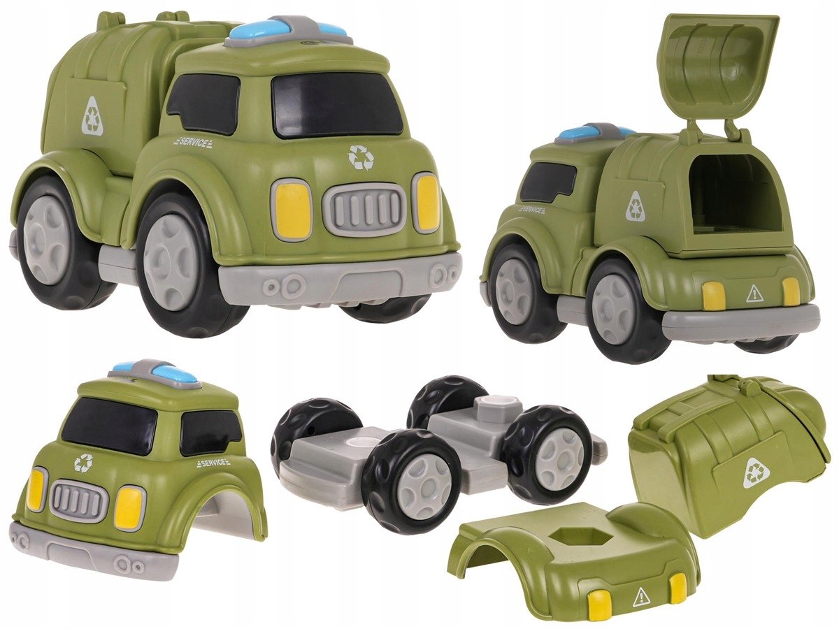 Interactieve Magneet Vuilniswagen Speelgoed voor Kinderen