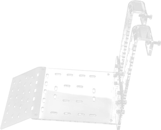 Plateforme solaire JeiibrZui pour tortues - Terrarium Acryl pour aquarium - Plateforme de repos avec Portique d'escalade et crochet de fixation réglable - 1 pièce - Transparent