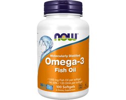NOW Foods NOW Foods Voedingssupplementen Omega-3 (200 softgels) - 200 stuks