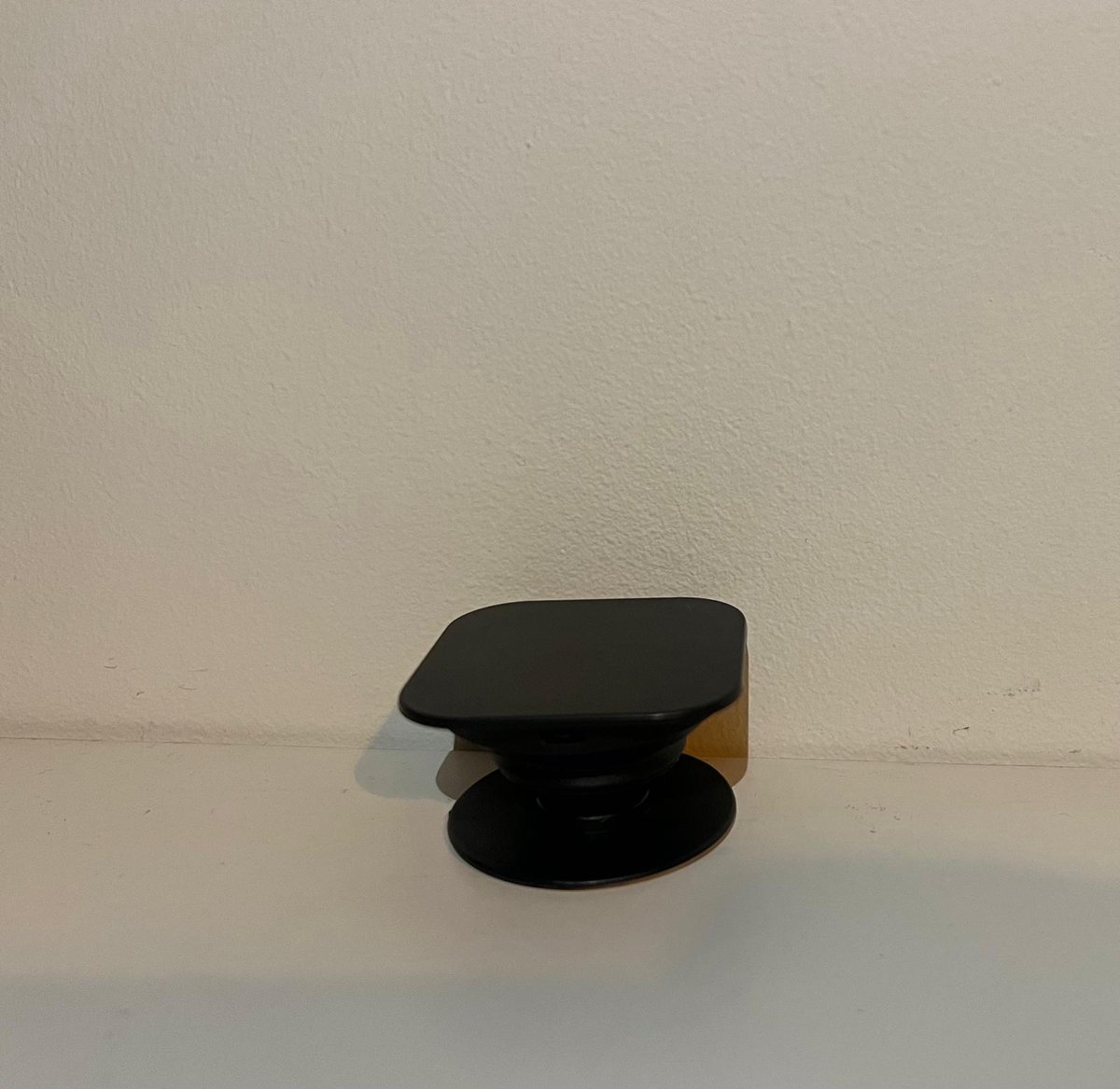Plopsocket - Telefoonbutton - Vierkant- Zwart