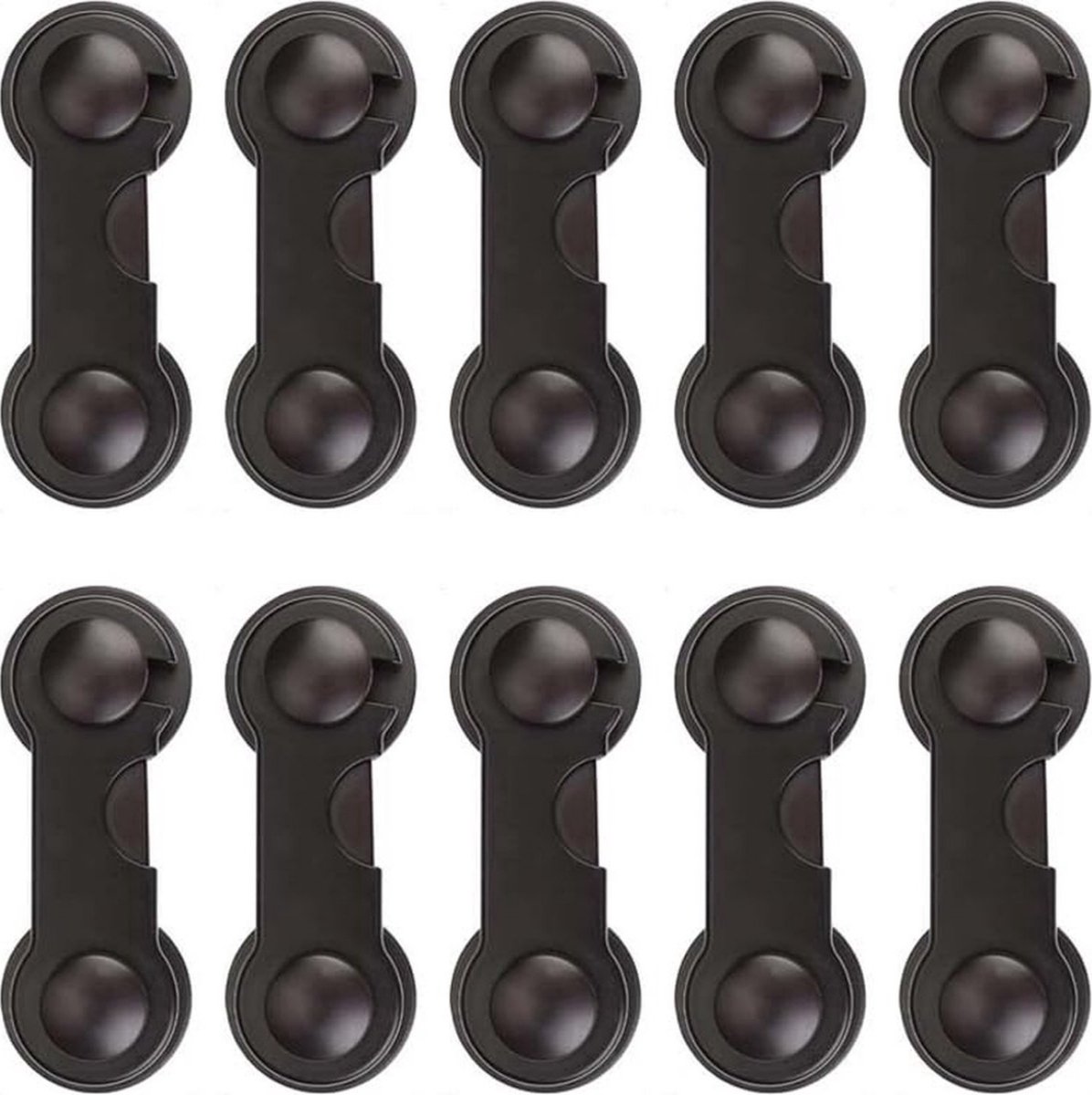 Zwart 10 stuks, kinderslot lade, koelkast slot, kinderveiligheid kastdeuren, praktische veiligheid babylade veiligheidssloten lijm voor kasten, toilet, veiligheidsslot, deurbeveiliging, baby slot, kinder slotjes, lade slot, Kast- & Ladebeveiliging – foto 7