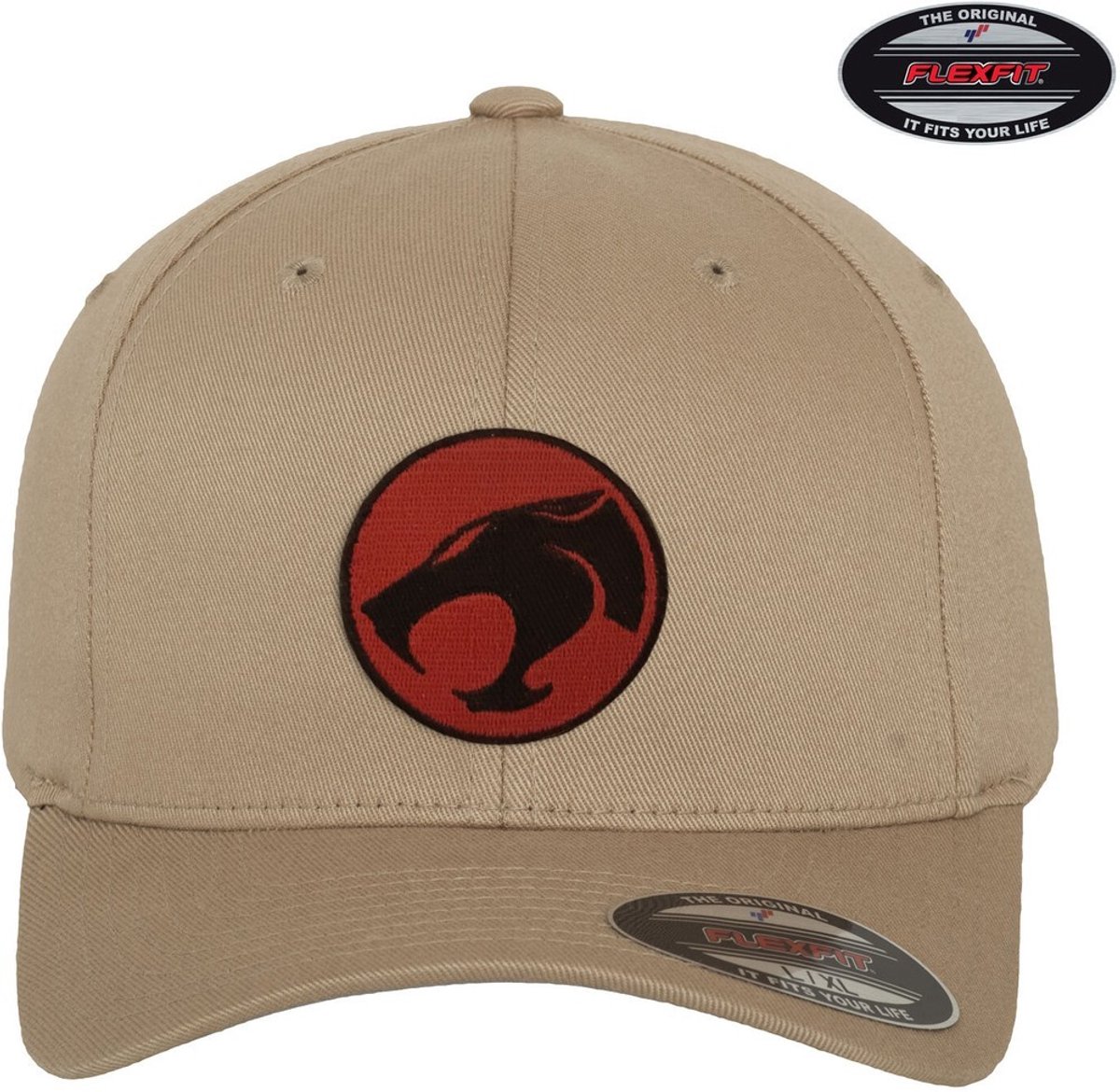Thundercats Logo Flexfit Cap Khaki-S/M