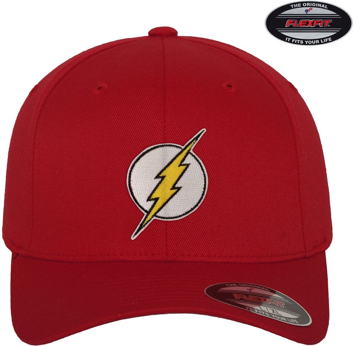 The Flash Flexfit Cap Red-S/M