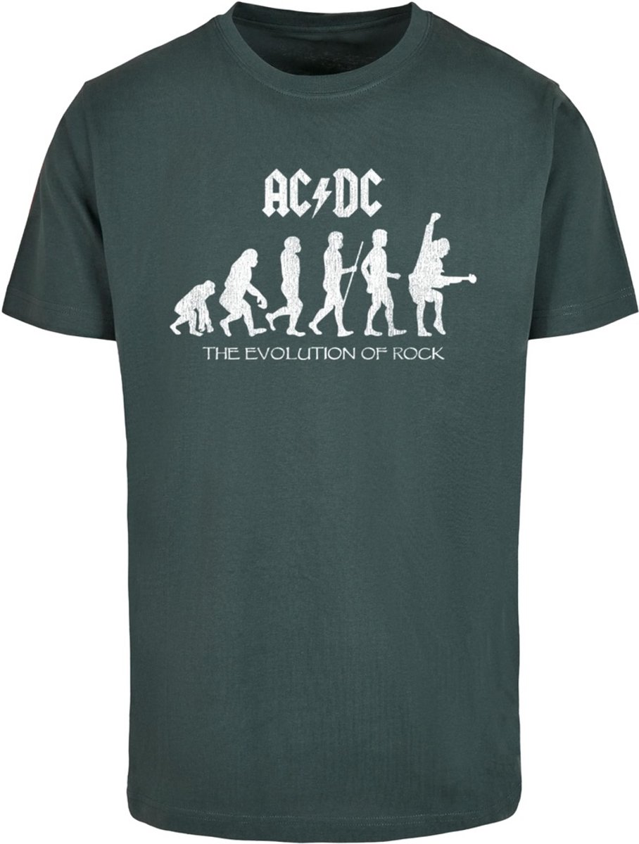Merchcode ACDC Evoluti-on -of-Rock-T-shirt MP5011714