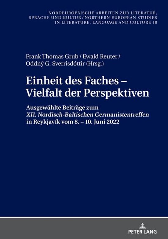 Nordeuropaeische Arbeiten zur Literatur, Sprache und Kultur  ... - cover