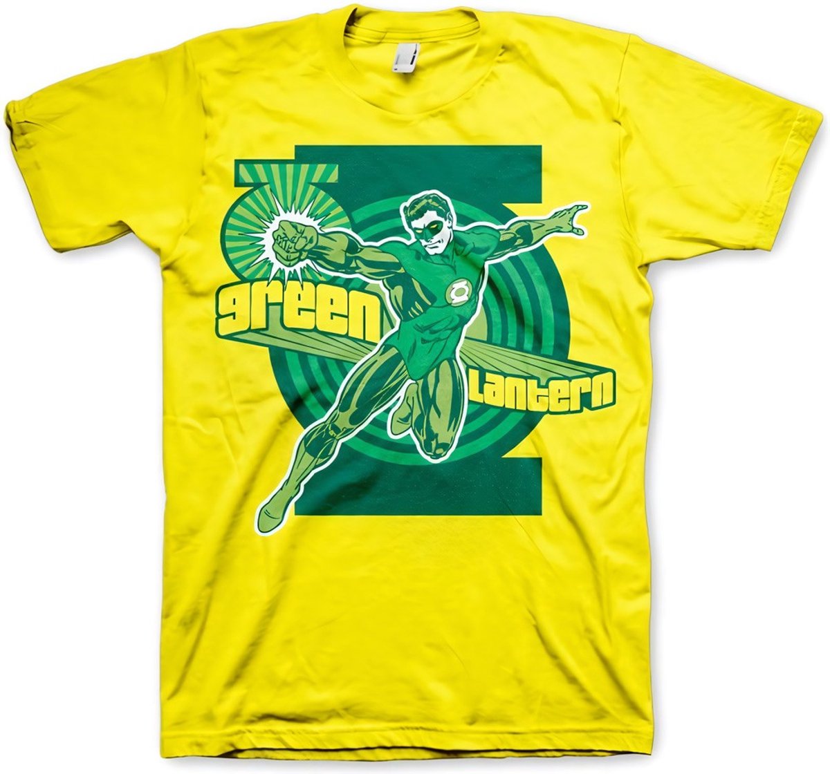 DC Comics Green Lantern Heren Tshirt -M- Classic Geel