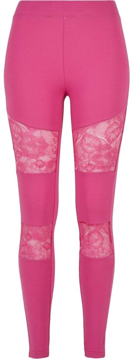 Urban Classics Laces Inset Sportlegging 3XL Paars