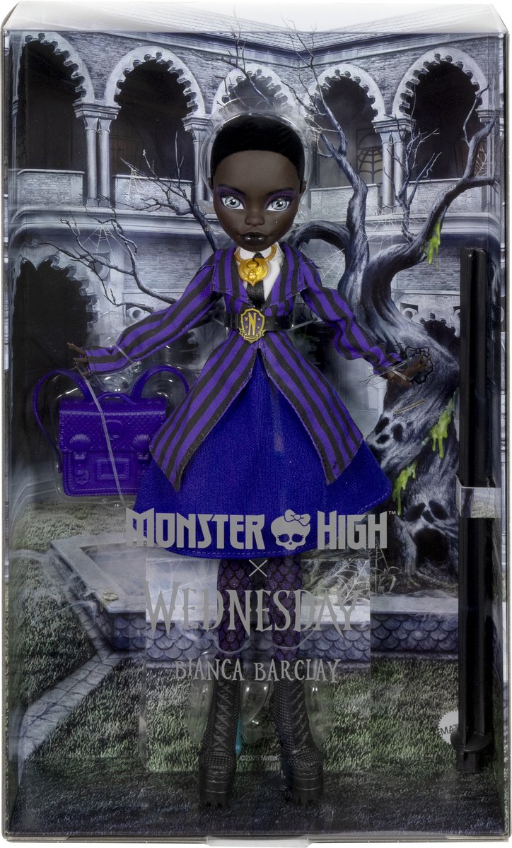 Monster High Wednesday Bianca Barclay - Modepop — afbeelding 7