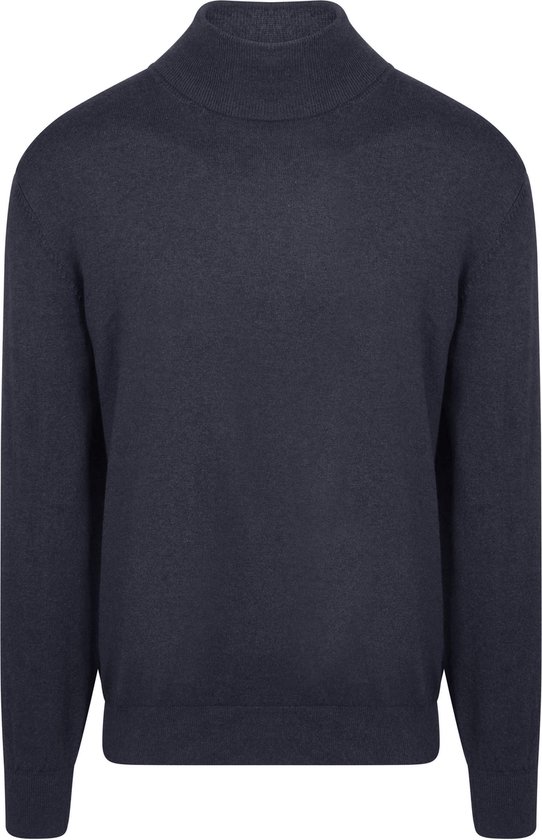 Steppin' Out Pull col roulé Cotton Cachemire Marine - Taille XL - Homme - Pulls