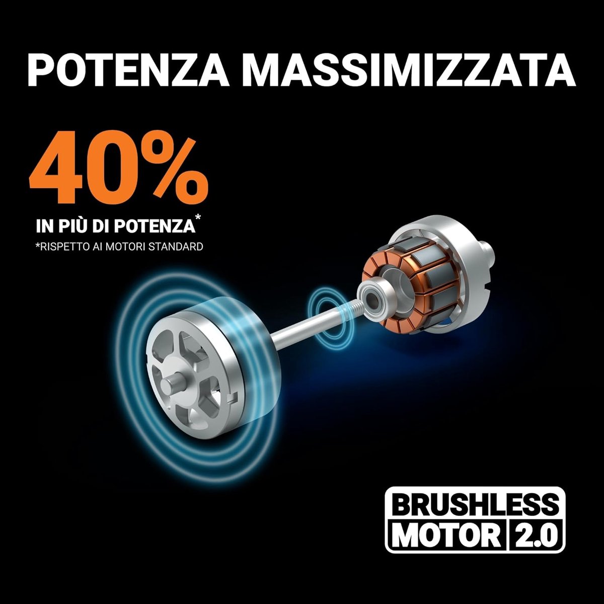 Krachtige Accu Grasmaaier 37 cm Borstelloze Motor Groen - afbeelding 3