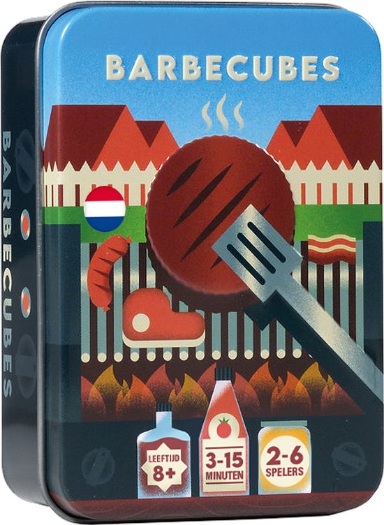 Barbecubes - Hilarisch & Snel - Compact Gezelschapsspel - Partyspel
