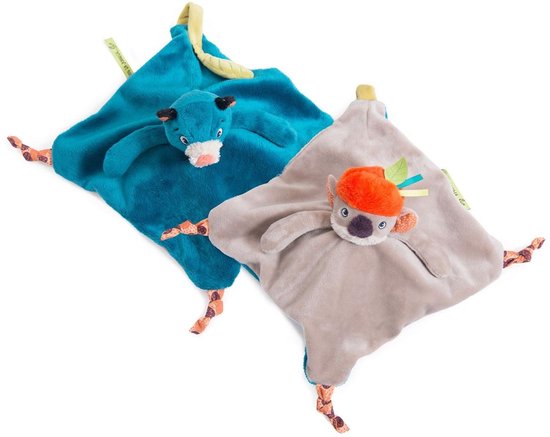 Moulin Roty Knuffeldoek Koala En Panther Dans La Jungle van Moulin Roty — afbeelding 2
