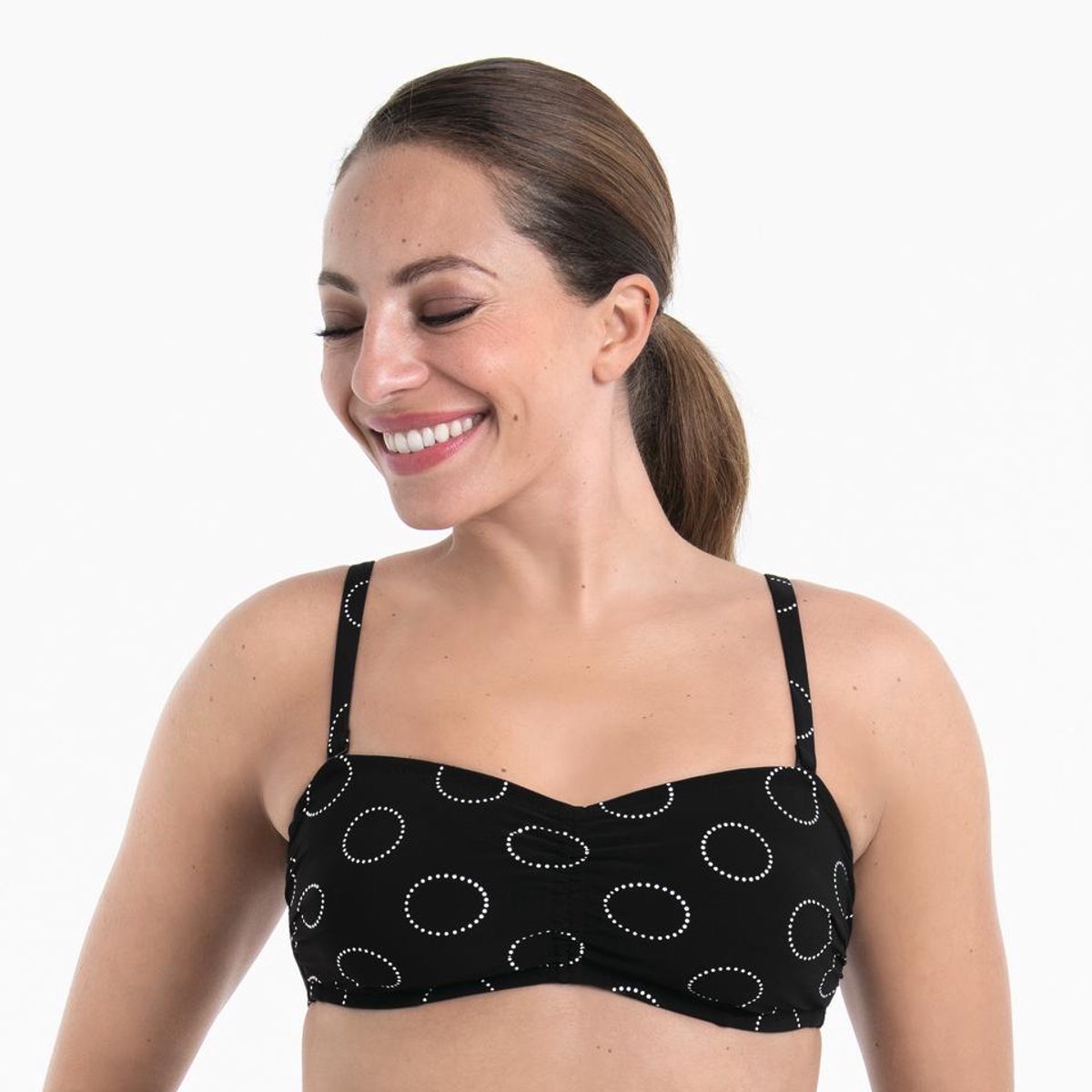 Anita Care Silver Pearls Prothese Bikini Top 6529-1 Zwart - maat EU 42C / FR 42C