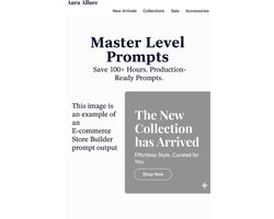 5 Master AI Prompts: Professional Templates for Websites, Web Apps, E-commerce, Dashboards & API Documentation