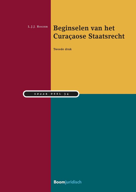 SNAAR - Beginselen van het Curaçaose Staatsrecht - cover