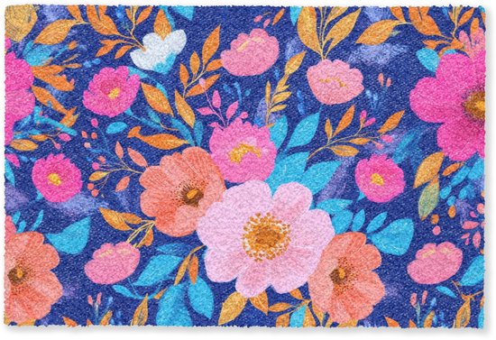 Paillasson Fleurs - Illustration - Vert