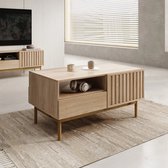 Boas houten salontafel naturel eiken - 120 x 60 cm Boas houten salontafel naturel eiken - 120 x 60 cm
