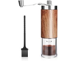 Handmatige Koffiemolen met Keramisch Maalwerk - Verstelbare Maalgraad voor Koffie en Espresso