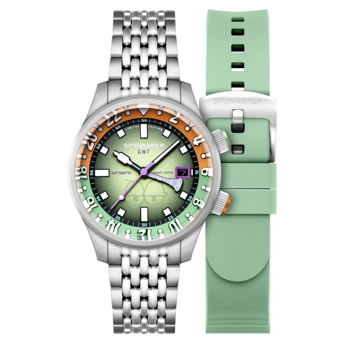 Spinnaker - SP-5162-33 - Polshorloge - Heren - Automatisch - Bradner GMT